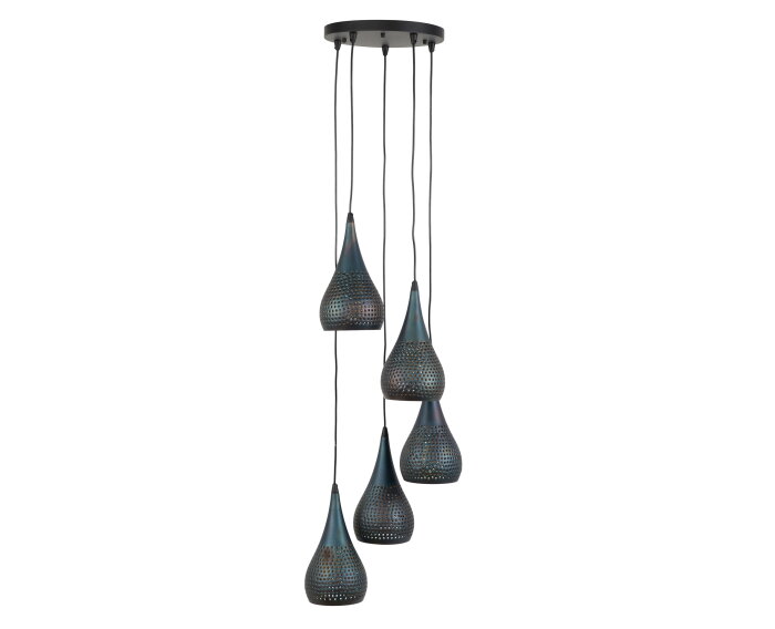 Hanglamp Punch 5 lampen | Ray