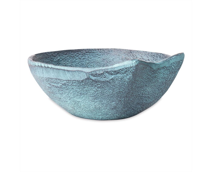 Blue Patina Decorative Bowl