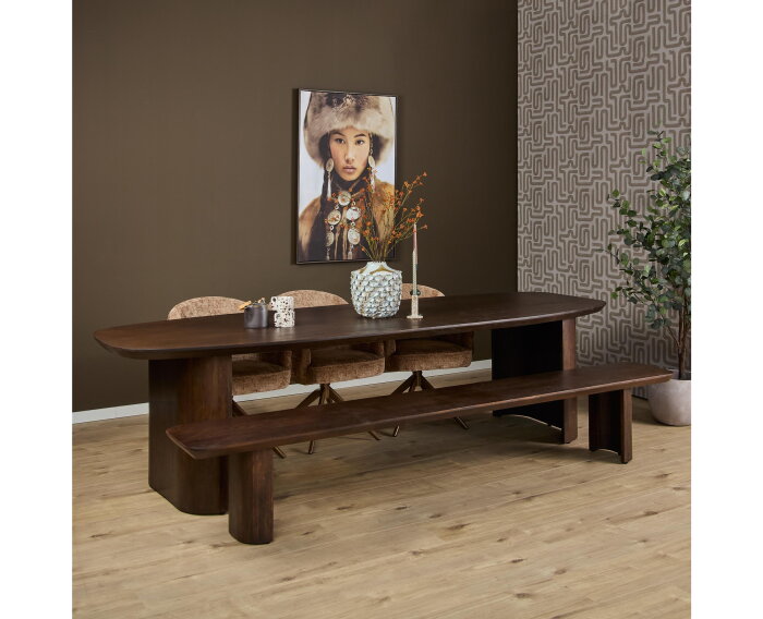Eettafel Mar&eacute; Brown | 300 cm