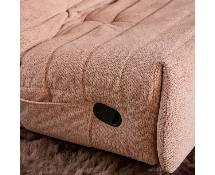 Relaxfauteuil Zen - Draaibaar & Verstelbaar - Aragon stof - Pink - 78&times;97&times;90 cm - Starfurn