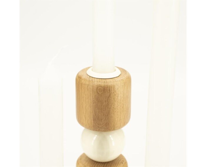 Candle holder Belloa - beige | BY-BOO
