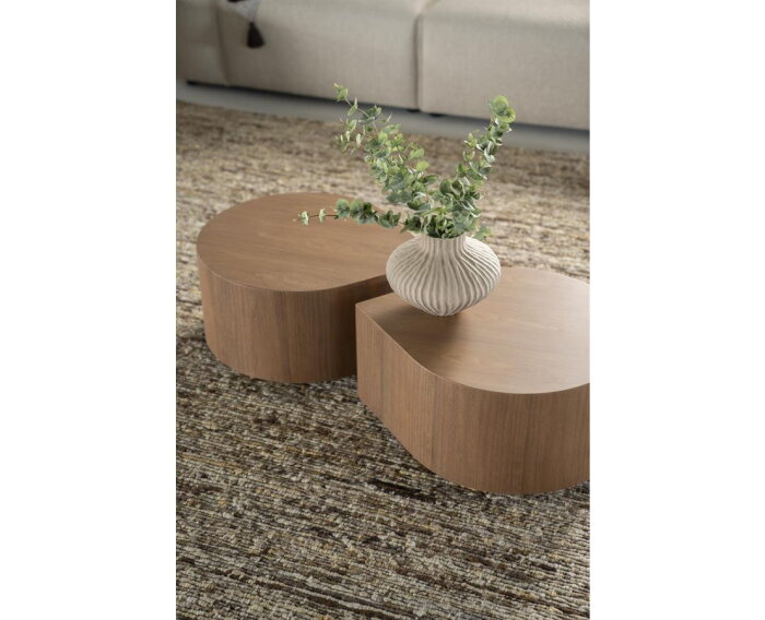 Bijzettafel Jules 55x55cm - bruin | Eleonora