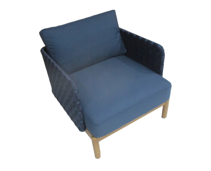 KOLBE ARMCHAIR (000314)  -  STEEL NAVY BLUE