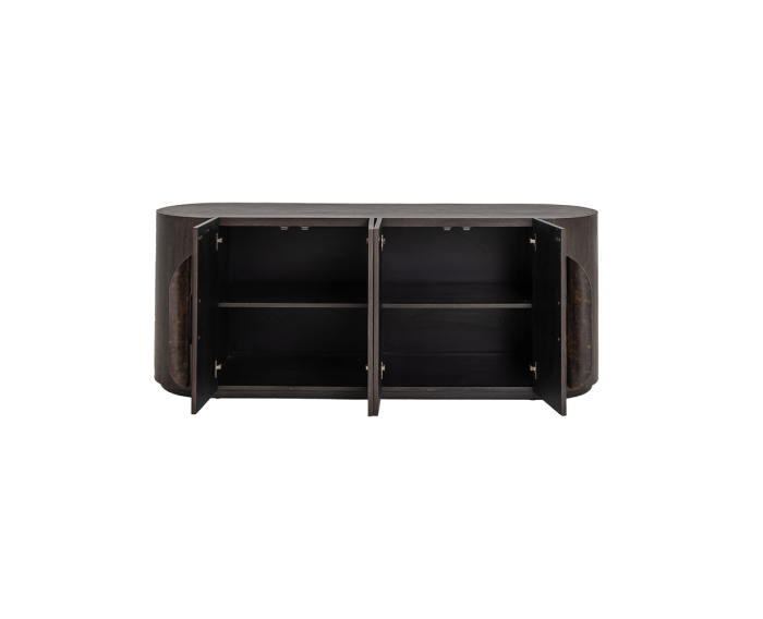 Allure Dressoir donkerbruin 180 cm