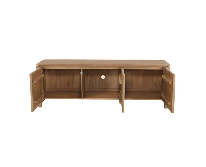 Tv meubel Dallas Naturel Mangohout 165 cm