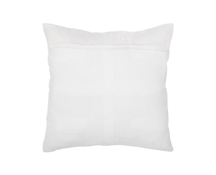 Isla Kussen Borduur Micro Velvet Chalkwhite 45x45cm - WOOOD Exclusive
