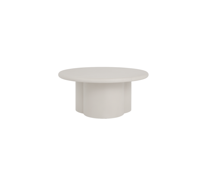 Melzo Salontafel rond wit 90 cm