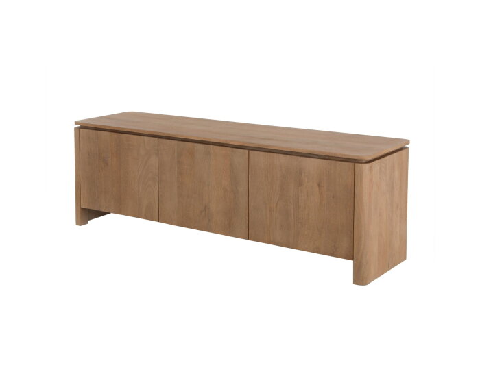 Tv meubel Dallas Naturel Mangohout 165 cm