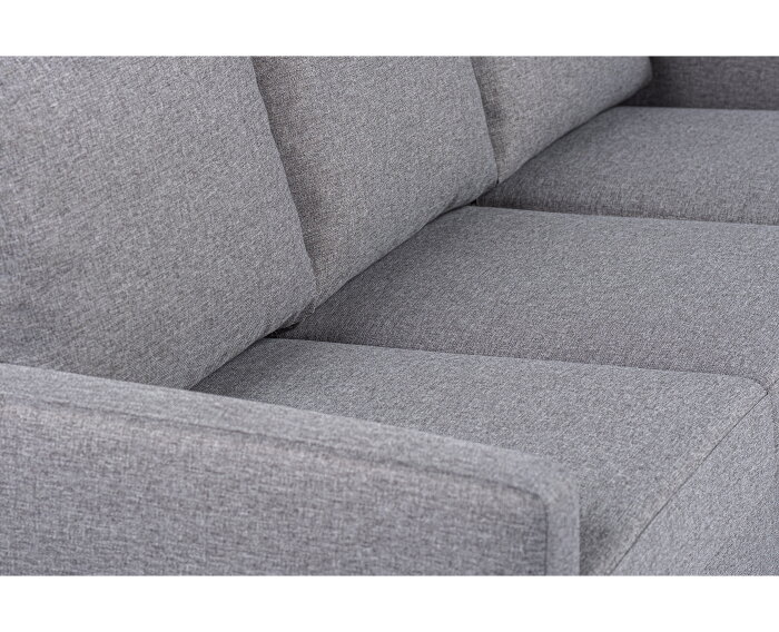 3 seater sofa CL L+R, fabric Malmo 90, M411 grey