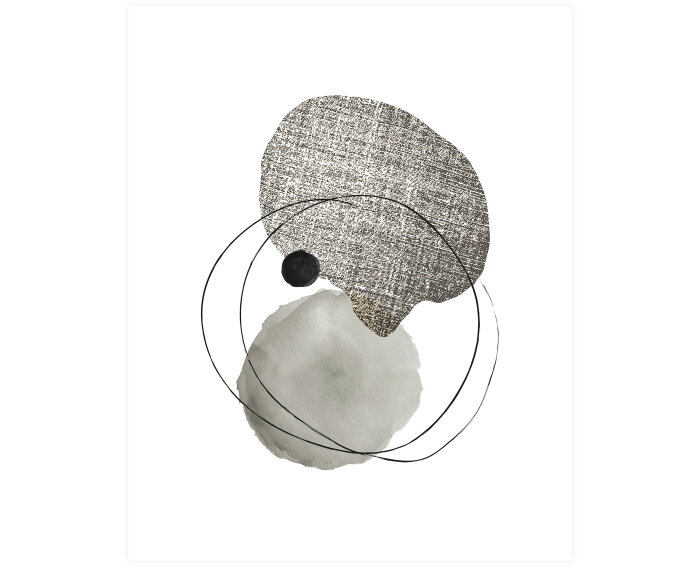 Dot & Structure Poster 45,5x65,5 Cm - WOOOD Exclusive