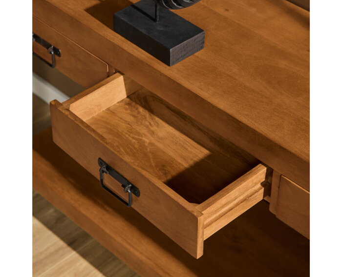 Sidetable Britt 180 cm mango metaal - Naturel | Meubelplaats