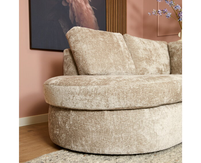 MySofa Alma | Divan Links + 2,5 zits | Beige