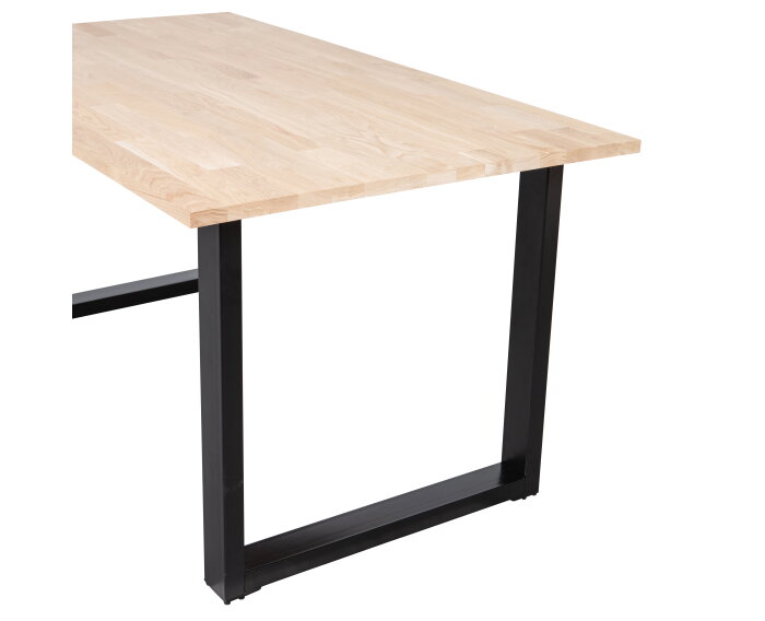 Combi-tablo: Eiken 160x90 & U-poot [fsc] - WOOOD