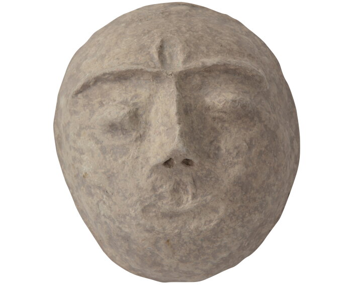 Mask Wanddeco Papier Mache Bruin Melange - BePureHome
