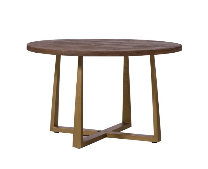 Eettafel Belvedere rond 130cm - bruin | Tower living