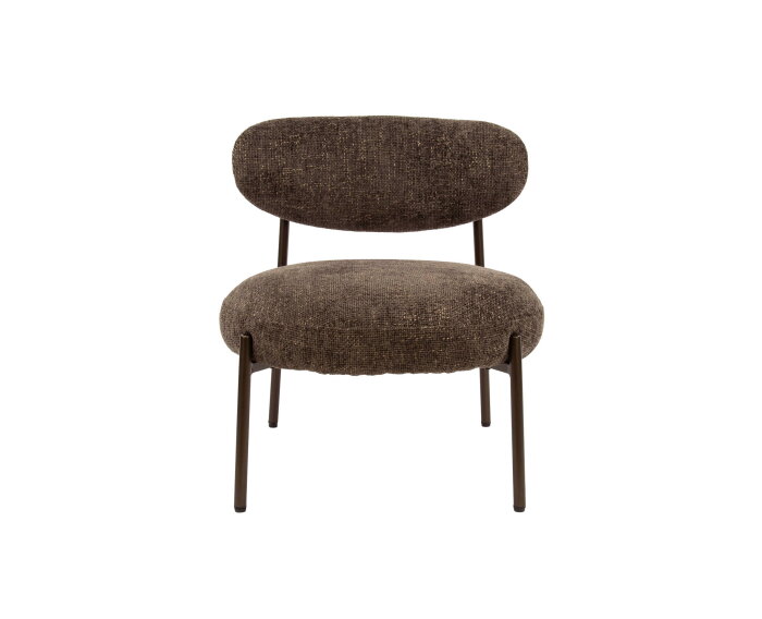 Fauteuil Aiko Japandi - Tissee cargo bruin - 62x67x71 cm