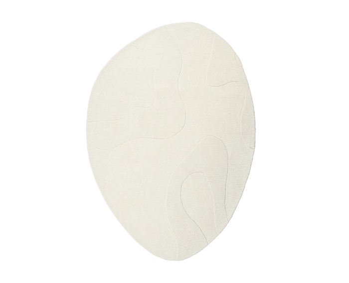 by fonQ Curves Vloerkleed - Naturel - Organisch - 160 x 230 cm