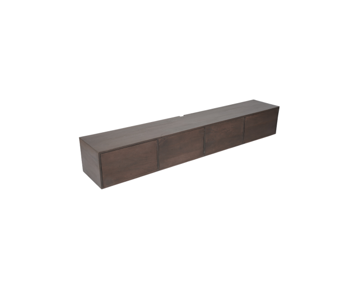 Zwevend tv meubel Vision Walnoot | 240 cm