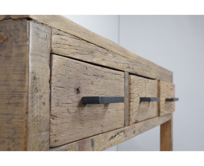 Sidetable Brent gerecycled hout naturel - 150 x 40 x 85 cm