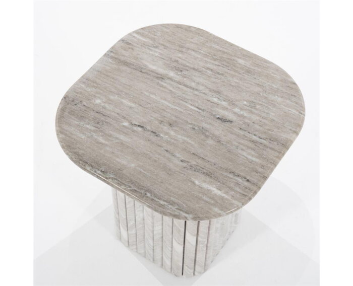 Side table Dorique 45x45cm - bruin | BY-BOO