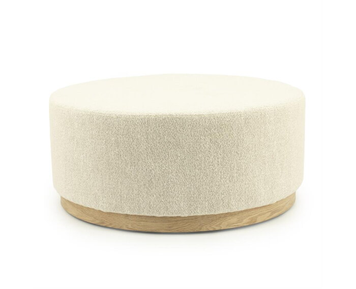 Poef Avah large - beige | Eleonora