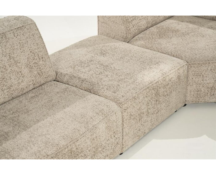 SEVN Ramona modulaire hoekbank -  U-bank Venga Liver - 466x247 cm - zelf samen te stellen