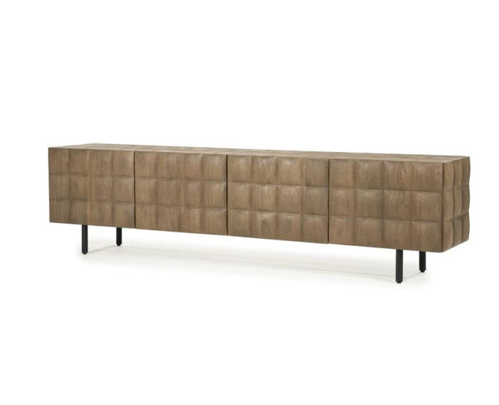 TV meubel Felix 214x41.5cm - bruin | Eleonora
