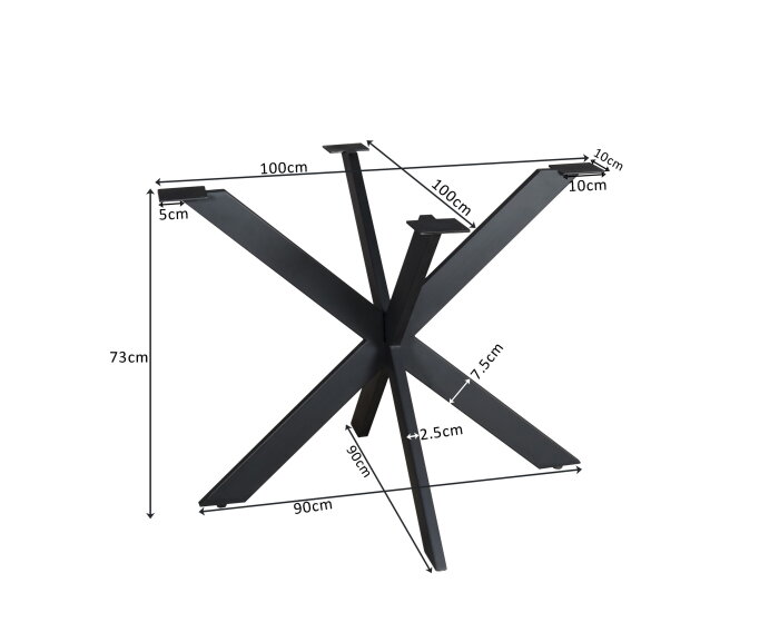 Matrixpoot Zwart Rond Koker 2,5x7,5 cm