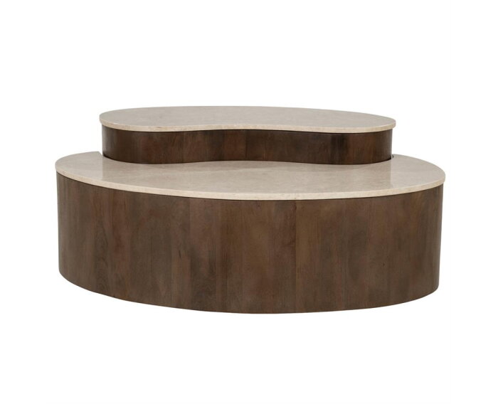 Salontafel Thymo 104x61cm - bruin | Eleonora