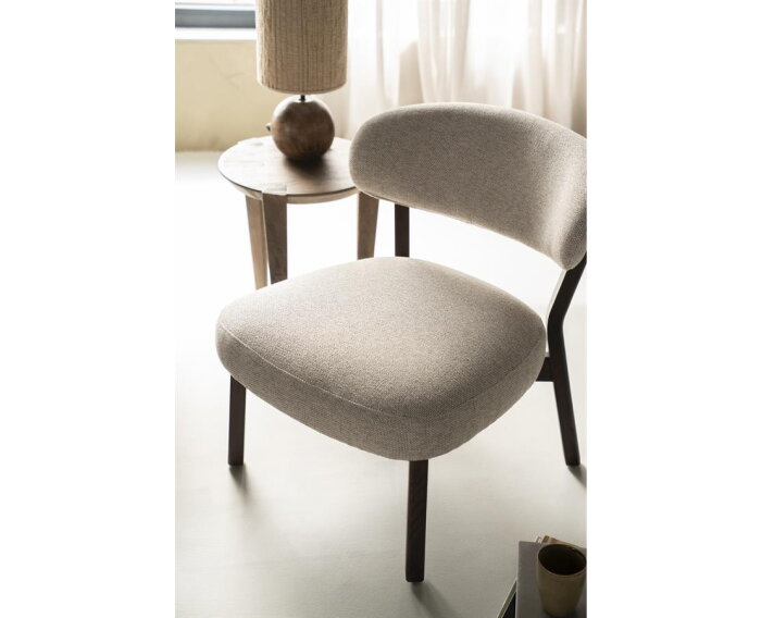 Fauteuil Mikky bruin - taupe | Eleonora