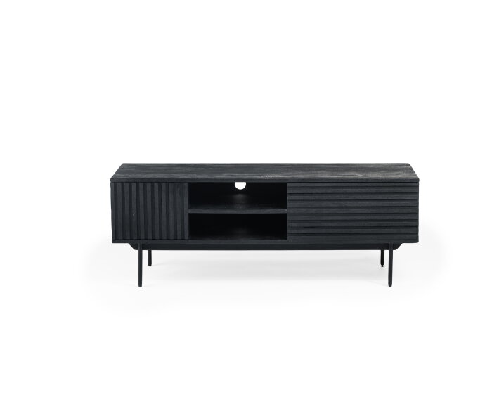 Tv-meubel 2D, 140 cm, B340 zwart