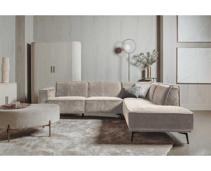 Leeds 2 5-AL + Ottoman R - City 120 Beige