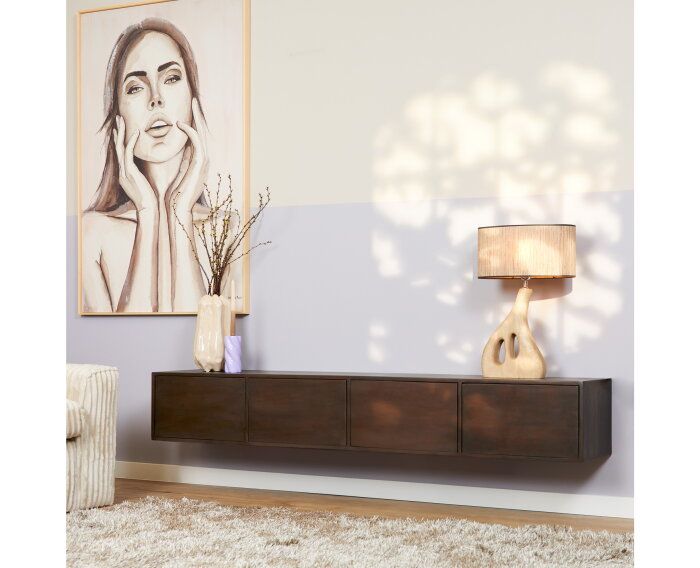 Zwevend tv meubel Vision Walnoot | 120 cm