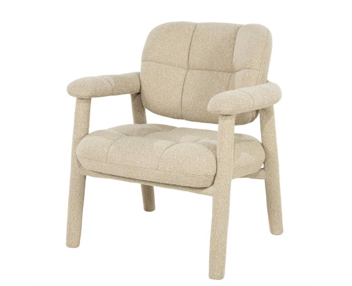 Lounge chair Knox - taupe | BY-BOO