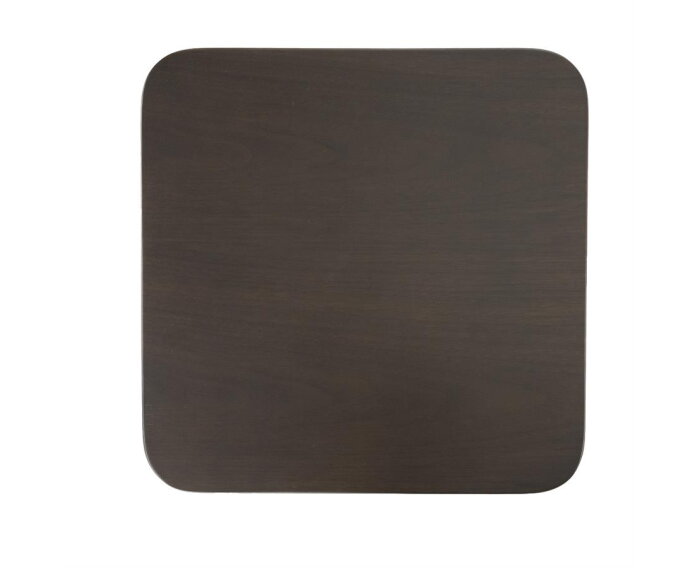Bijzettafel Jip 40x40cm - bruin | Eleonora
