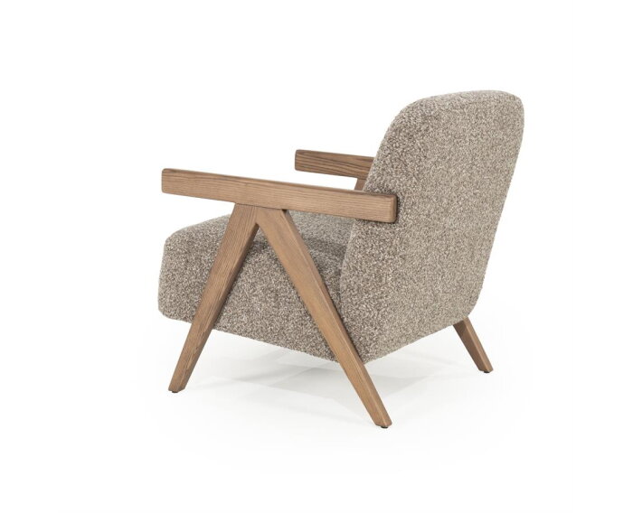 Fauteuil Francis - taupe | Eleonora