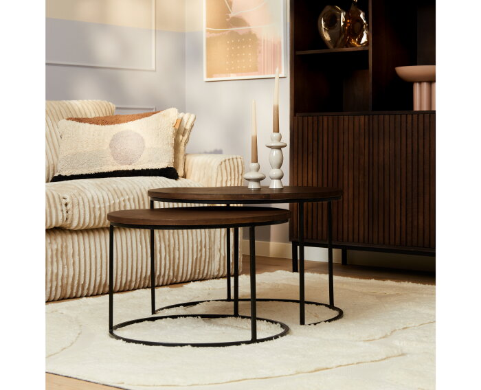 Salontafel Madison Brown | 70 cm | set van 2