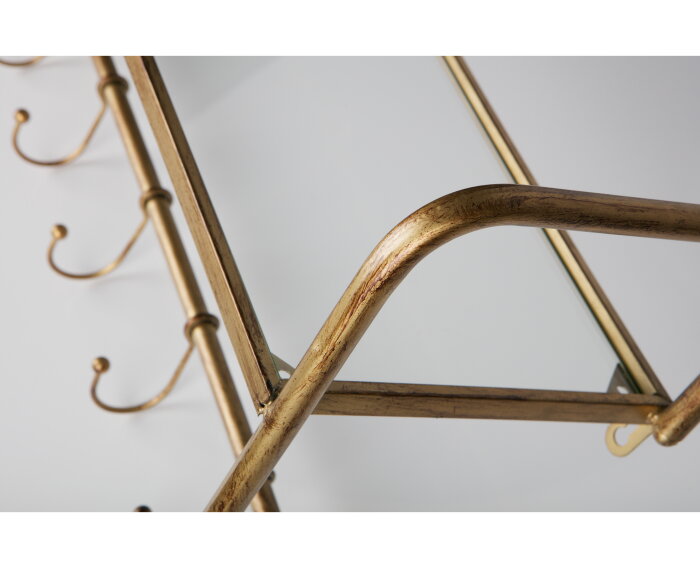 Hatstand Hangende Kapstok Antique Brass - BePureHome