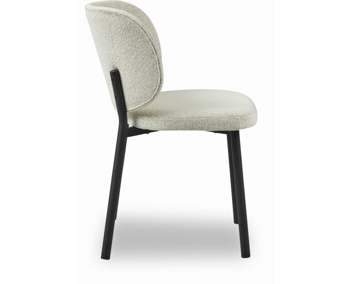 Eetkamerstoel Swan bouclé - Off white
