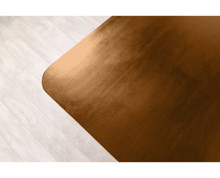 Eettafel Florence rechthoek afgerond glad 240x110 cm - Bruin | Meubelplaats