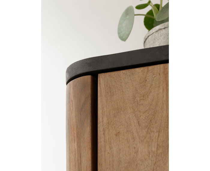 DTP home Soho bergkast laag teakhout 90x40x130 cm