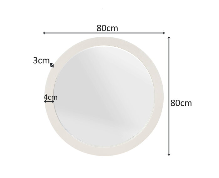 Spiegel Dide | 80 cm | Sand