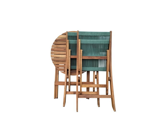 Lanzarote bistro set green FSC 100%