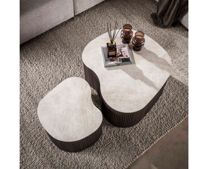 Salontafel Ceramo medio set/2 - 3D keramiek Taj Mahal