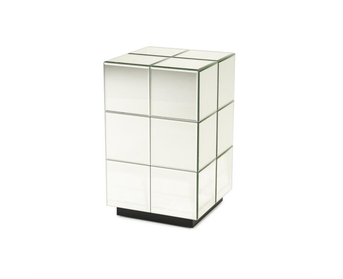 Side table Flectron 30x30cm - chrome | BY-BOO