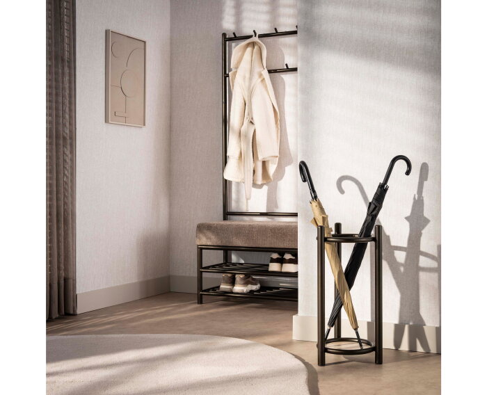 Paraplubak Luno rond - Poedercoat drift brown