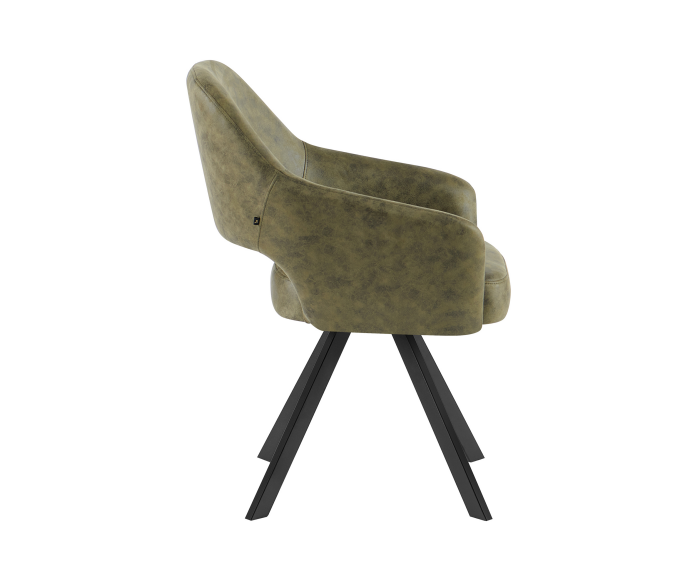 Eetkamerstoel Emilie CEP 04 Army Green ZITTING