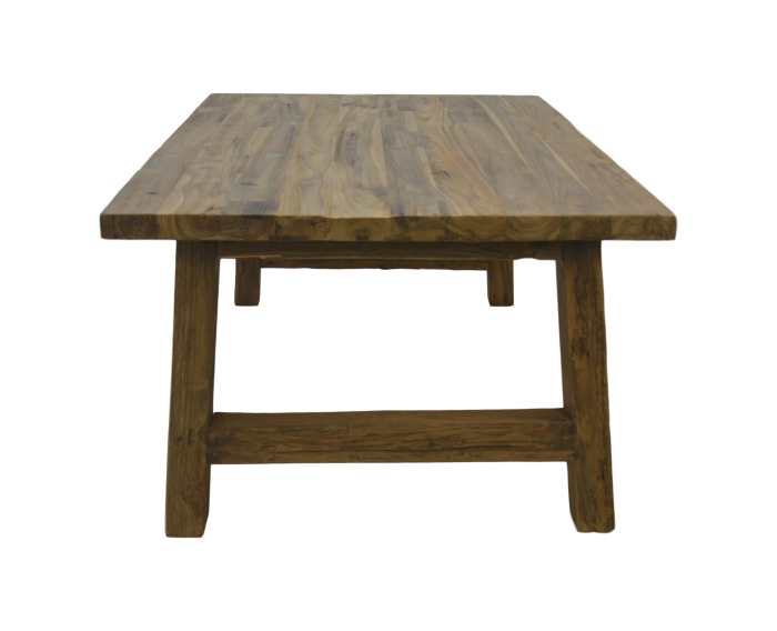 Salontafel Lawas - 120x70x45 - Naturel - Oud rustiek teakhout