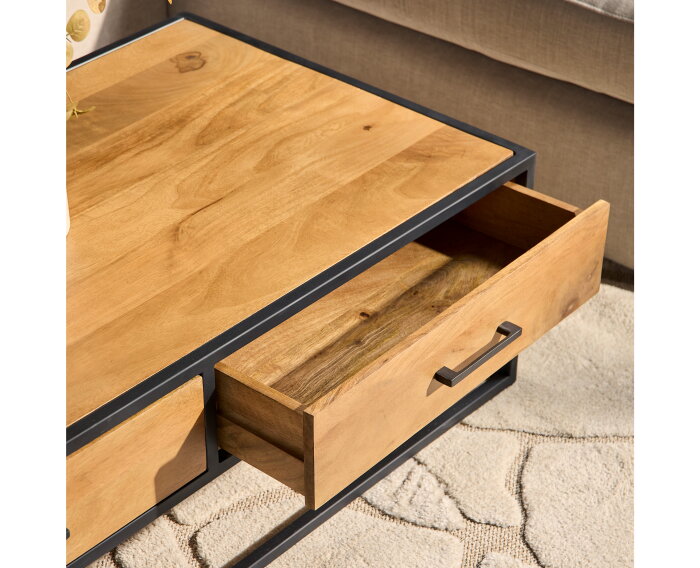 Salontafel Denver | Mango Metaal | 130x70 cm