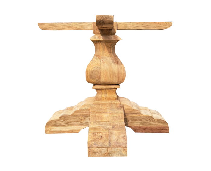 Kasteelpoot Bekkers Teak voor ronde tafel